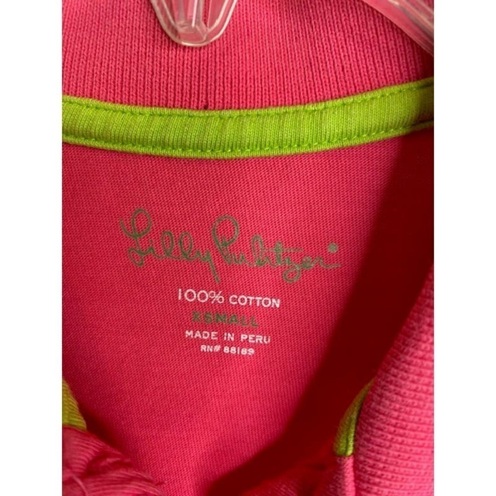 Lilly Pulitzer Sleeveless Top Pink‎ Size XS 100% Cotton - Picture 4 of 5